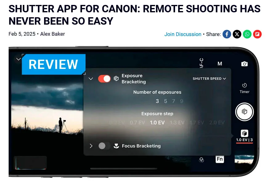 Shutter review by DIY Photography