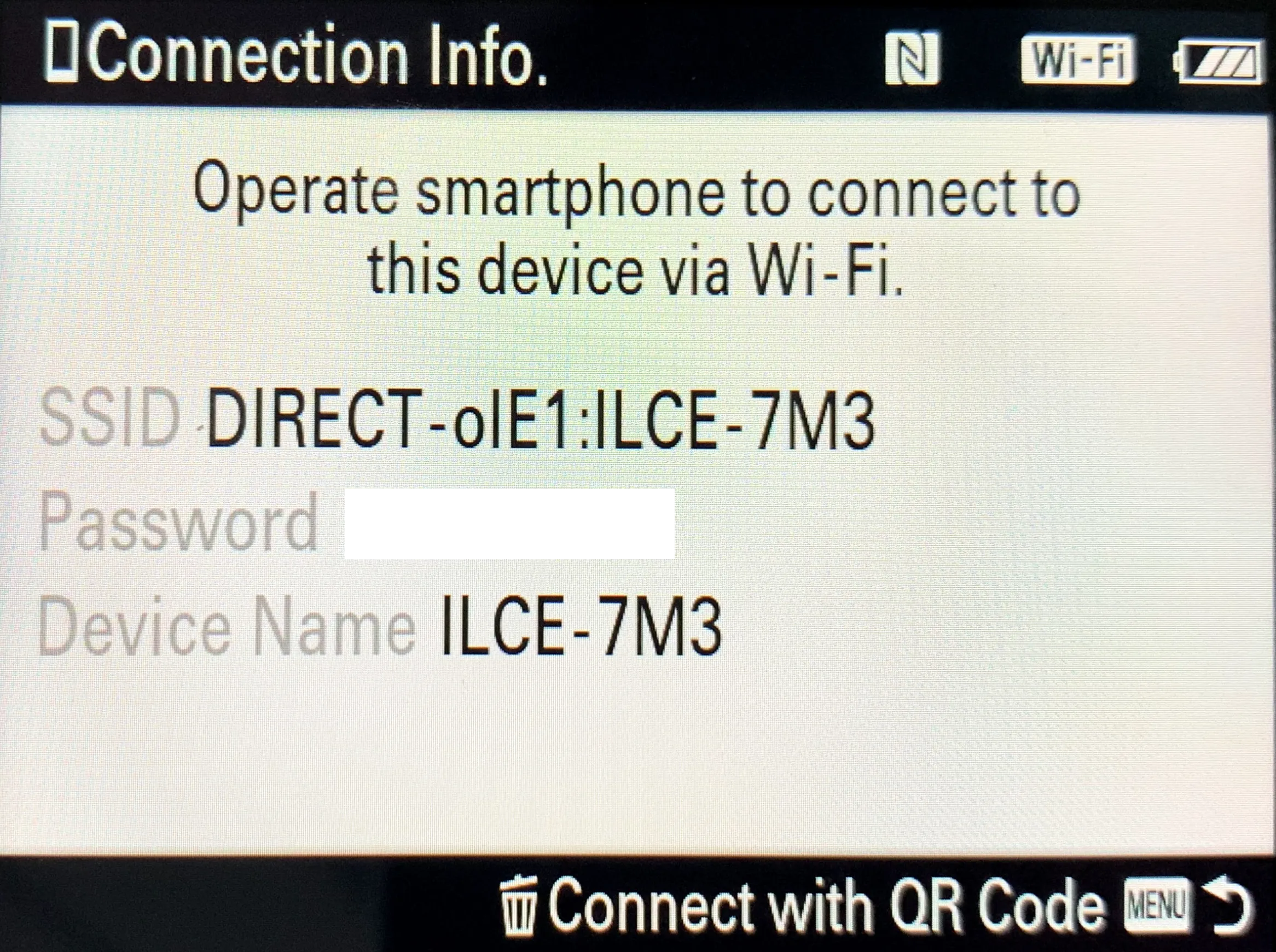 Instructions for connecting a Sony camera to Shutter.