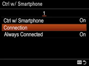 Instructions for connecting a Sony camera to Shutter.