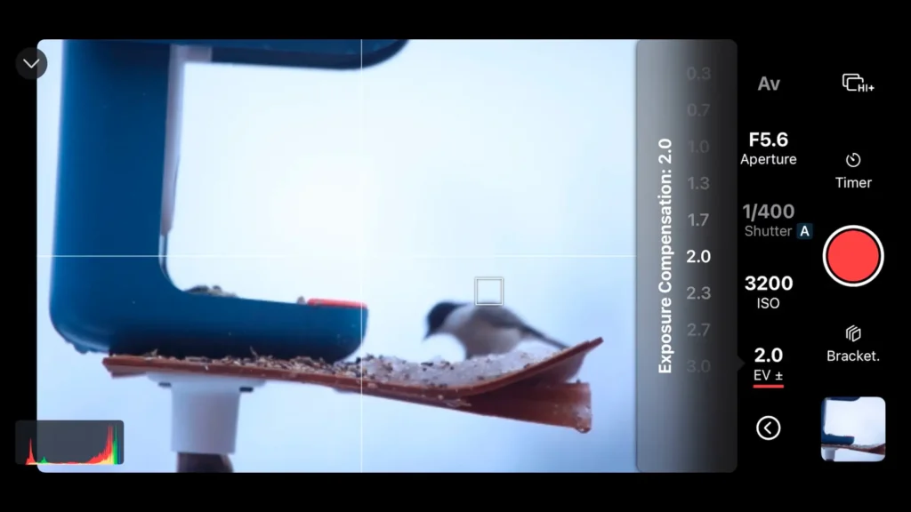 Setting Exposure Compensation on your camera using Shutter - Camera Remote Control App