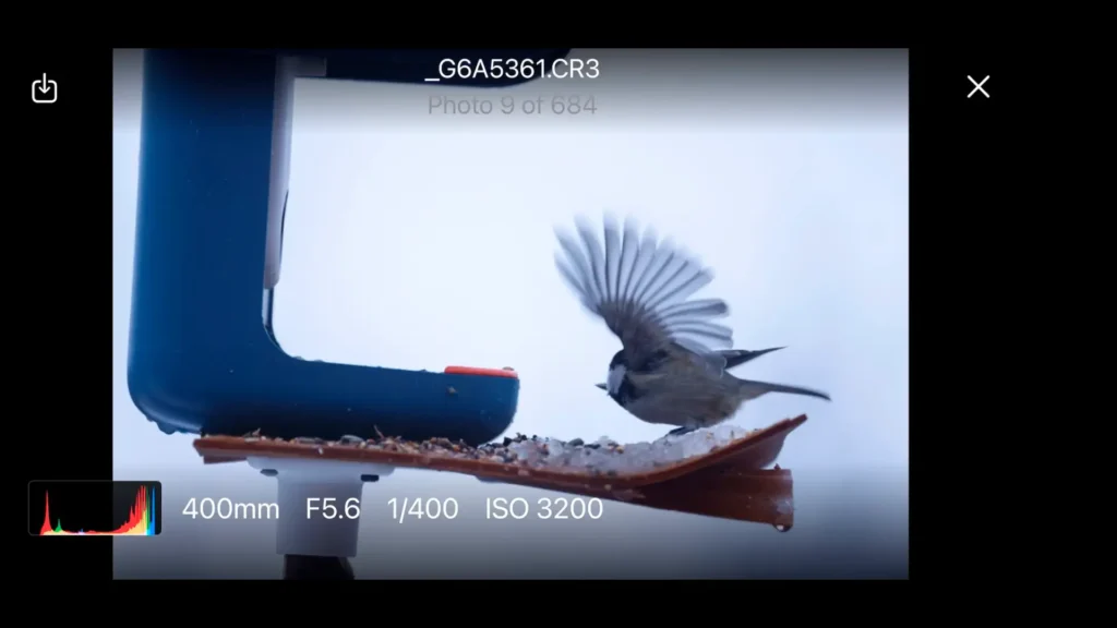 Full Screen Preview of Photos Taken on Shutter - Camera Remote Control App